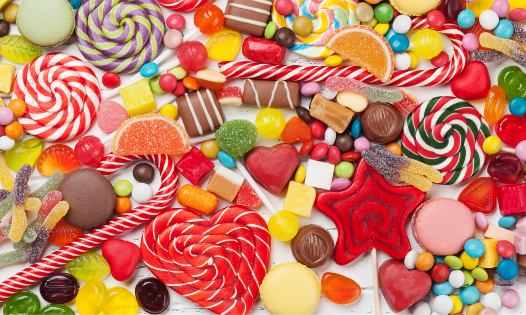 Viele Süßigkeiten
